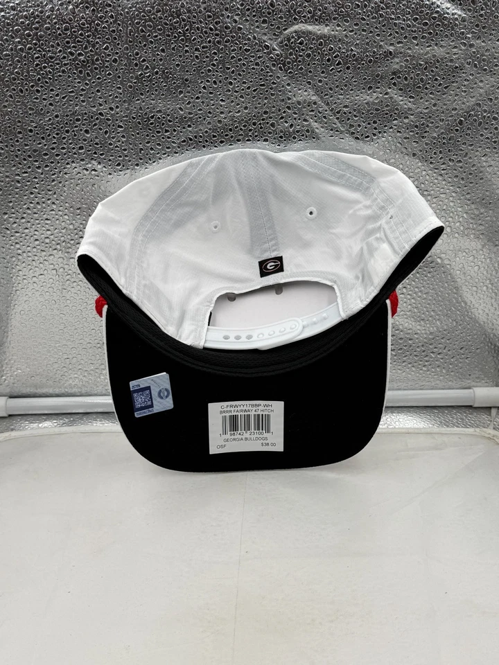 Georgia Bulldogs NCAA '47 Brand White Script Hitch Rope Adjustable Snapback Hat - Image 3 of 4