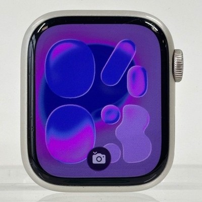 GPS Only Apple Watch Series 7 41MM Starlight Aluminum MKMY3LL/A Face Only
