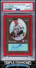 2024 Topps Brooklyn Collection Paul Skenes Rookie Auto Red #2/5 PSA 10 BNA768