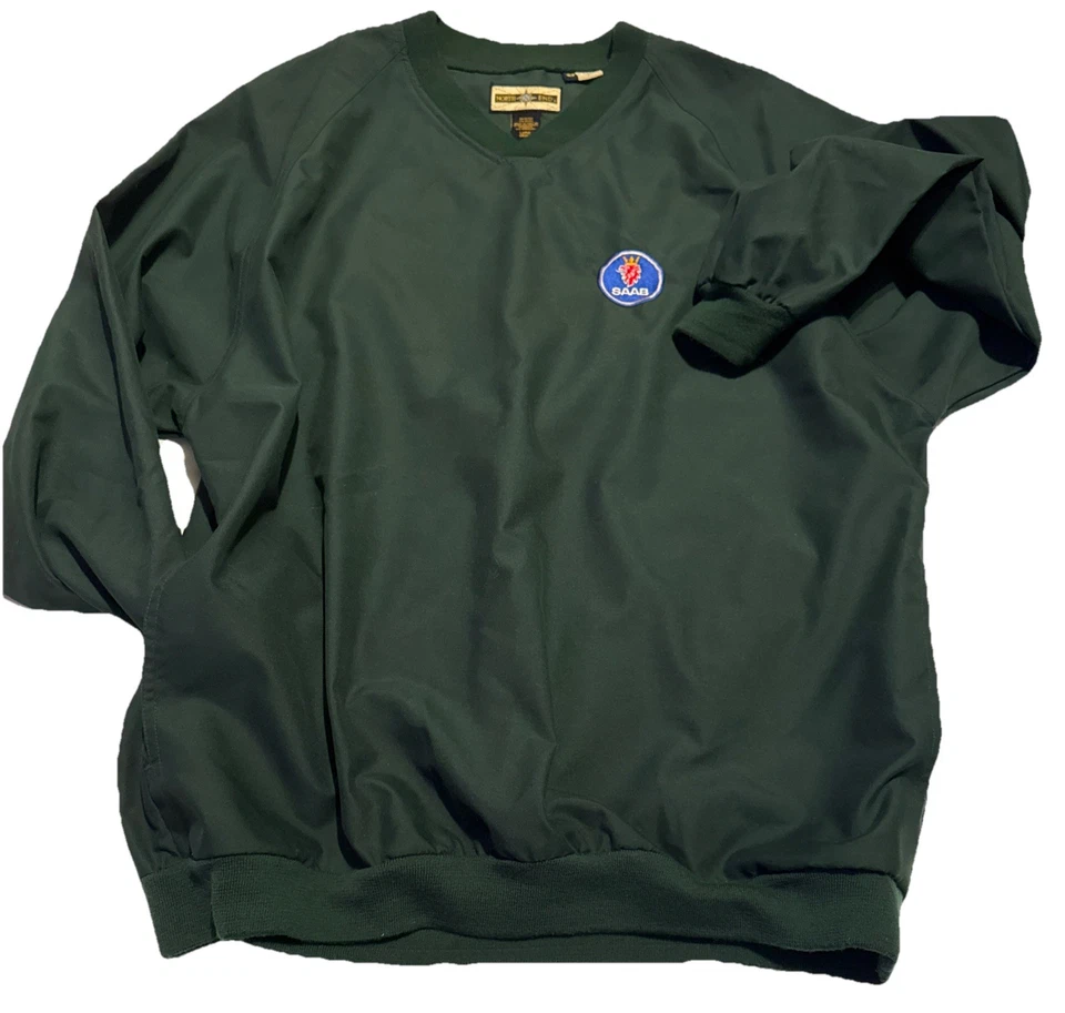 Mens NORTH END SAAB Ezem System Pullover Windbreaker Jacket Size LARGE L CAR - Image 4 of 4