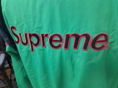 Supreme x MLB New York Yankees Track Jacket Green FW21 SZ XL Free