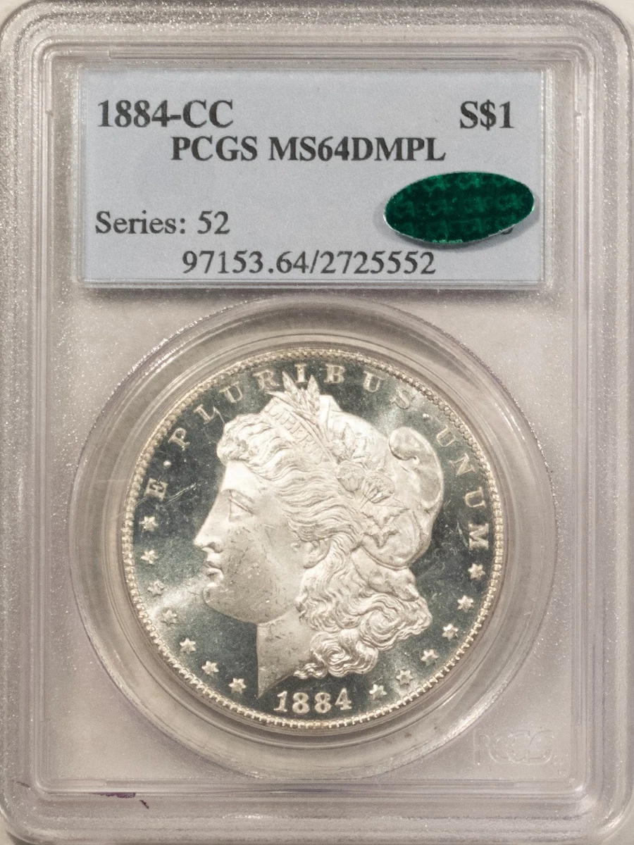 Carson City Grade MS 64 1884 Year Morgan US Dollars (1878-1921