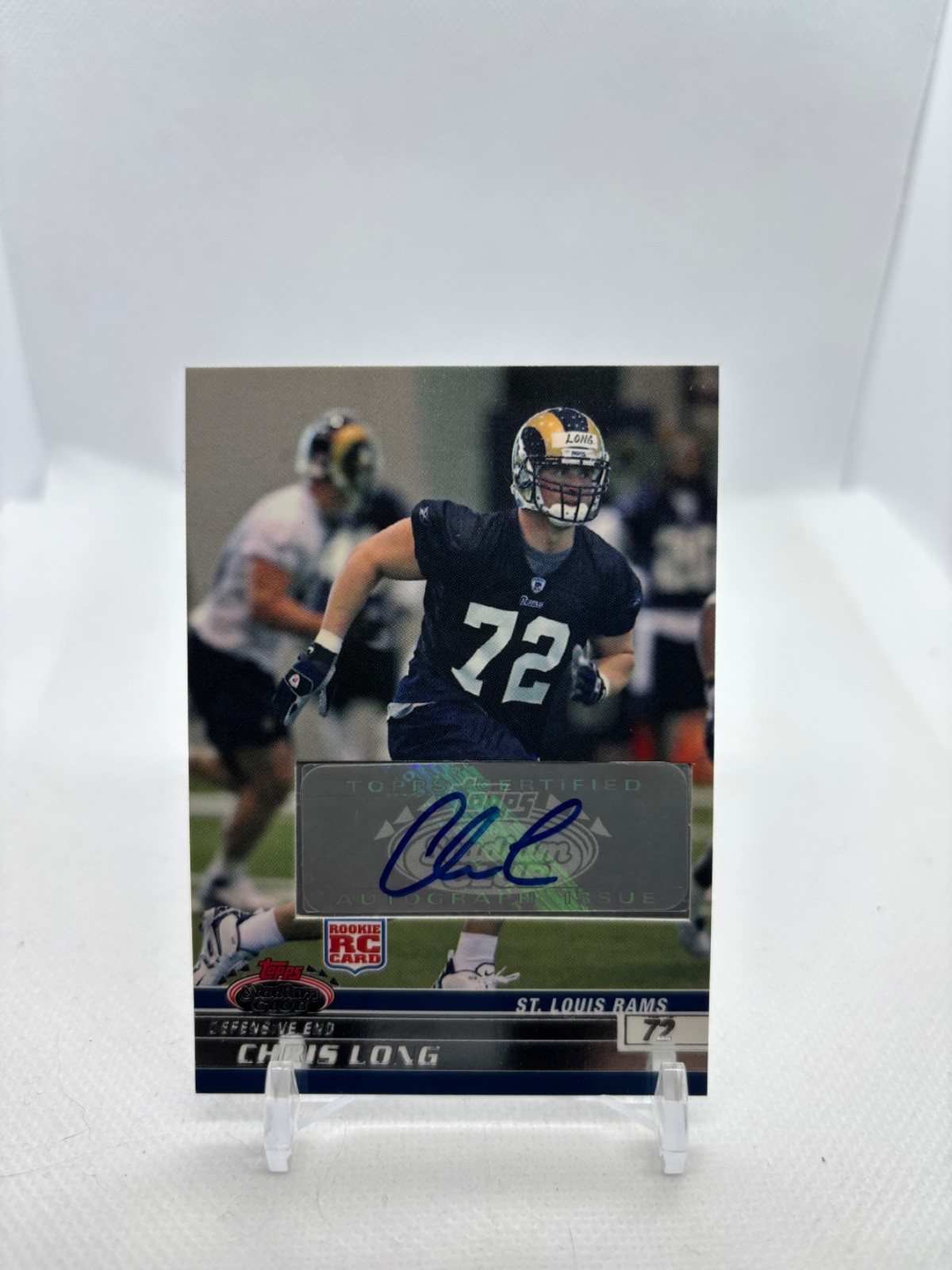 Chris Long Stadium Club #136 Autograph