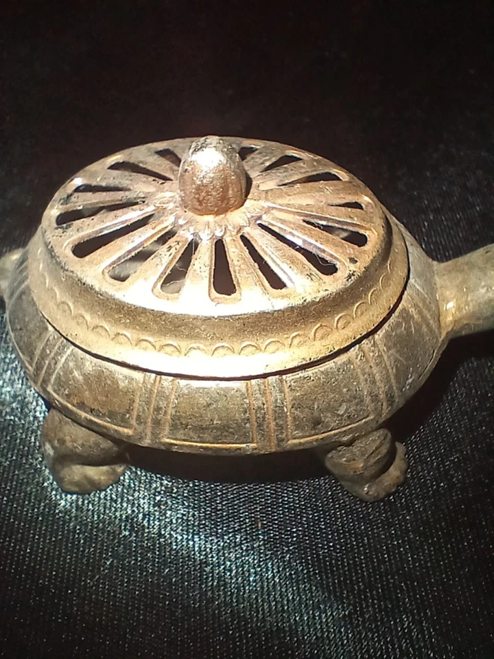 Porta-insetos vintage de latão - Imagem 2 de 3