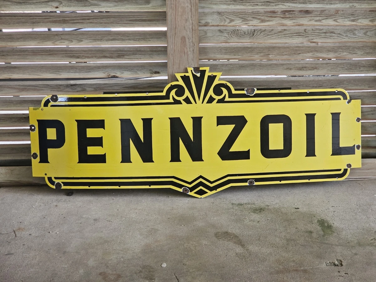 Pennzoil Sign In Original Advertising Signs (1930-1969) for sale