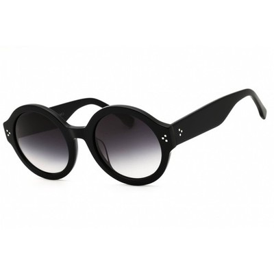 GAP Women's Sunglasses Round Shape Black Acetate Full Rim Frame SGP009 0BLA
