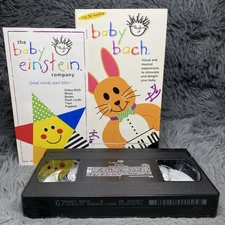 Baby Einstein Baby Bach VHS Tape Video Infant Learning 1 To 36 Months Education