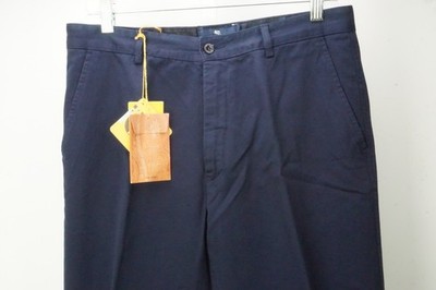 Etro Milano Blue 100% Cotton Chino Pants Trousers 48 EU Brand NEW