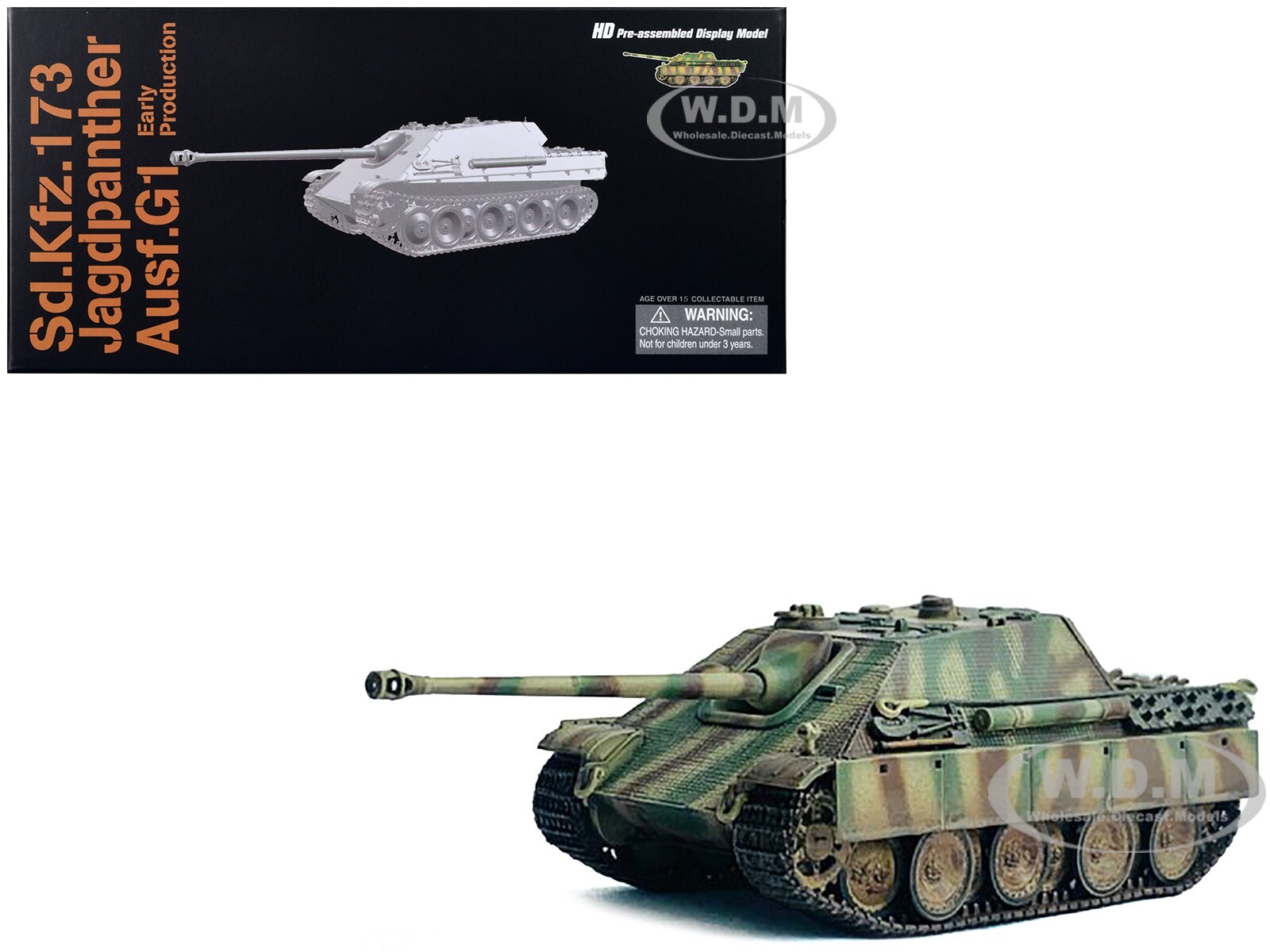ГЕРМАНИЯ SD.KFZ.173 JAGDPANTHER AUSF.ТАНК G1 RUHR POCKET 1/72 DRAGON МОДЕЛИ 63211