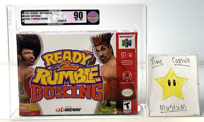 Ready 2 Rumble Boxing New Nintendo 64 N64 Factory Sealed WATA VGA Grade 90 MINT