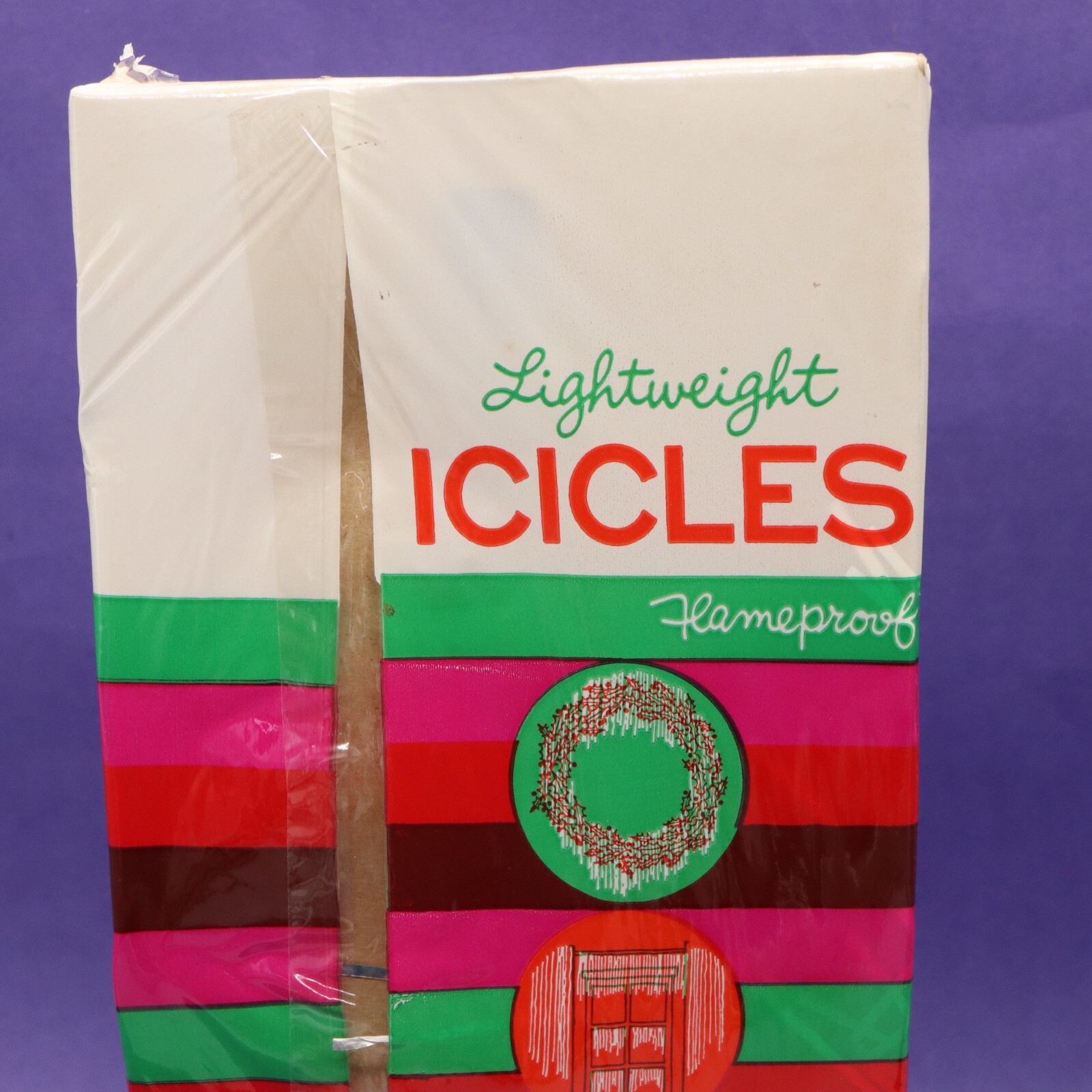 Vintage 1960's Doubl Glo Lead Tinsel Icicles in Original Unopened