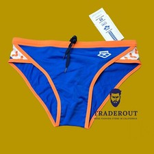 Arena men royal blue Icon swim brief swimwear size 32 34 36 40