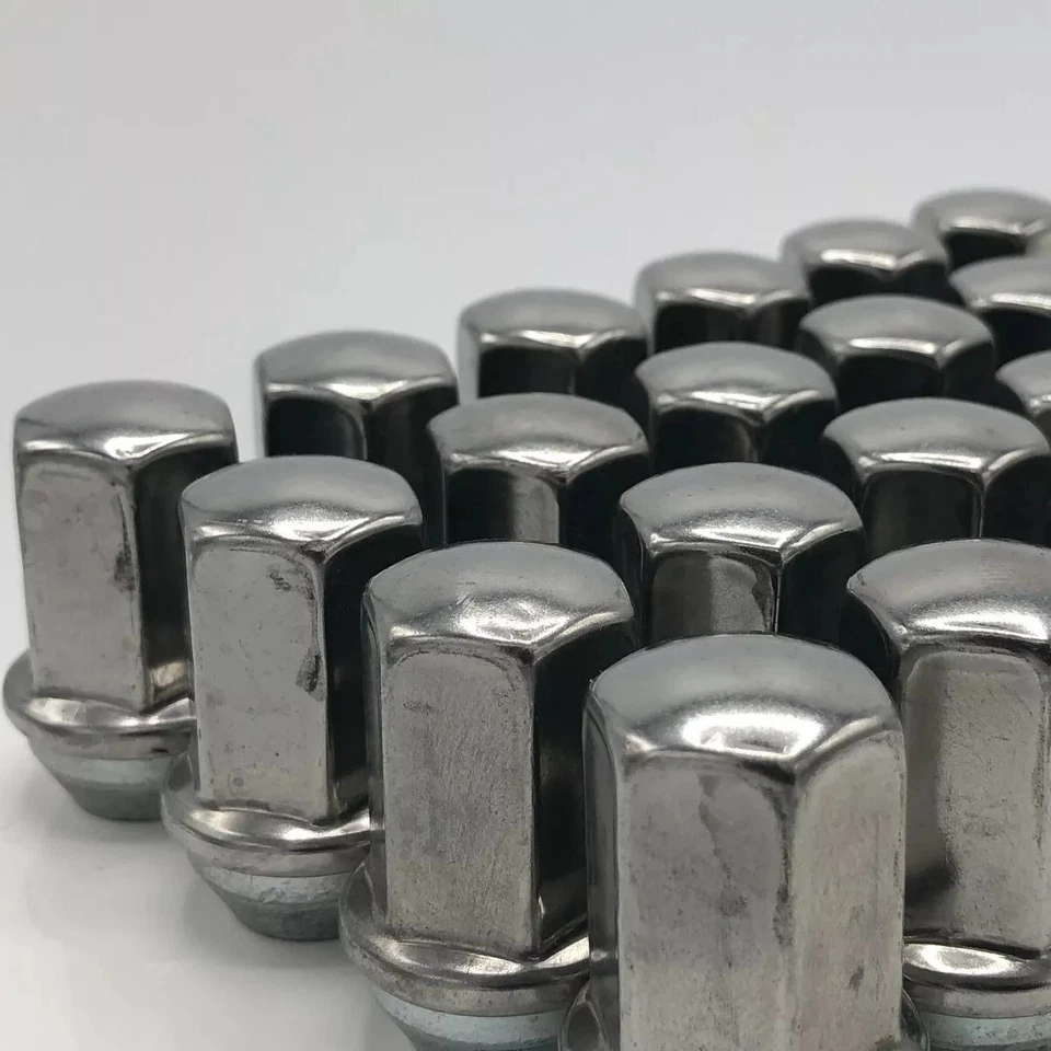 12 Chevy Silverado Suburban Tahoe Avalanche Factory OEM Chrome 14x1.5 Lug Nuts — 第 4/4 张图片