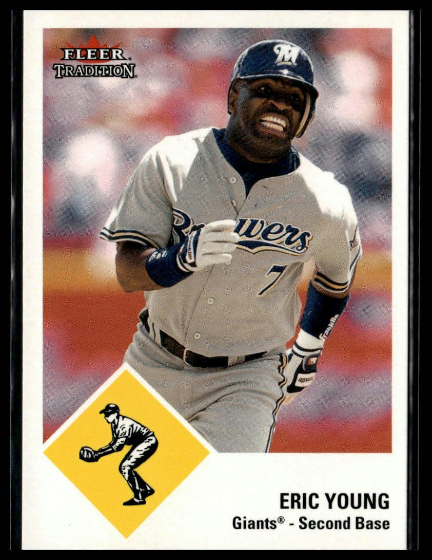 2003 Fleer Tradition Update #U59 Eric Young Glossy #/100