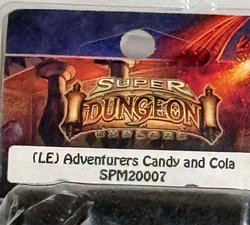 Adventures Candy And Cola (LE) Super Dungeon Explore Metal con tarjeta original Nuevo en caja Foto 2 de 4