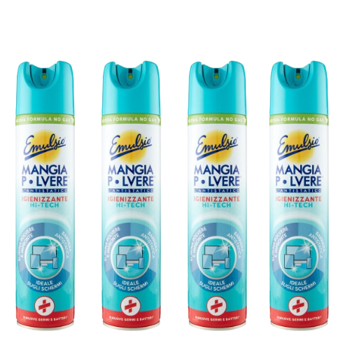 EMULSIO MANGIA POLVERE L'ANTISTATICO IGIENIZZANTE HI-TECH 300 ML