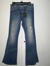  82 NWT FLYING MONKEY PLATINUM BOOTCUT DISTRESSED JEANS 25 inch waist
