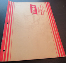 BSA Bantam Super D7 D7 De Luxe 00-5124 Parts Spares Book Manual  A9