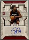 PRECIOUS ACHIUWA 2020-21 Panini Cornerstones Rookie Quad Jersey Autograph 13/99