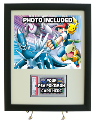 Pokemon Card Frame for YOUR PSA POKEMON Horizontal Card (INCLUDES 8 x 10  PRINT) | eBay