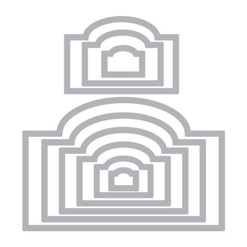 Sizzix Stanzer Framelits  Set 9tlg - Labels, Ornate #4 by Stephanie Barnard - Bild 2 von 3