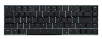 Mistel Air One Grey 65% RGB Ultra Low Profile Keyboard Cherry MX