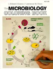 The Microbiology Coloring Book - Paperback By I. Edward Alcamo - GOOD