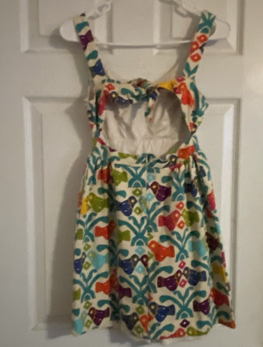 Anthropologie Judith March Aztec Bird Print Sleeveless Dress Size Medium pockets - Picture 17 of 17