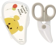 SKATER Winnie the Pooh Disney Baby Food Cutter Scissors Feeding Tool Japan