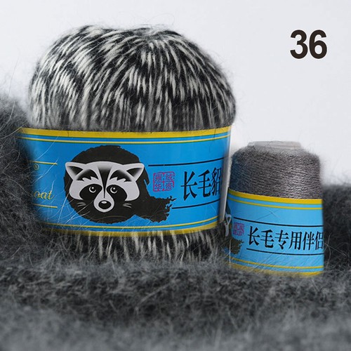 50g+20g Soft Plüsch Nerz Kaschmir Garn Stricken Häkeln Pullover Schal Wollgarne - Picture 48 of 51