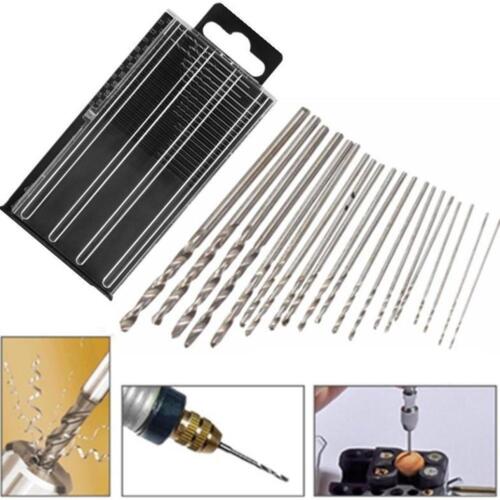 20PC Mini Tiny Micro HSS Spiral Drill Set 0.3mm-1.6 Model mm Fal New D5Z1 - Picture 1 of 11