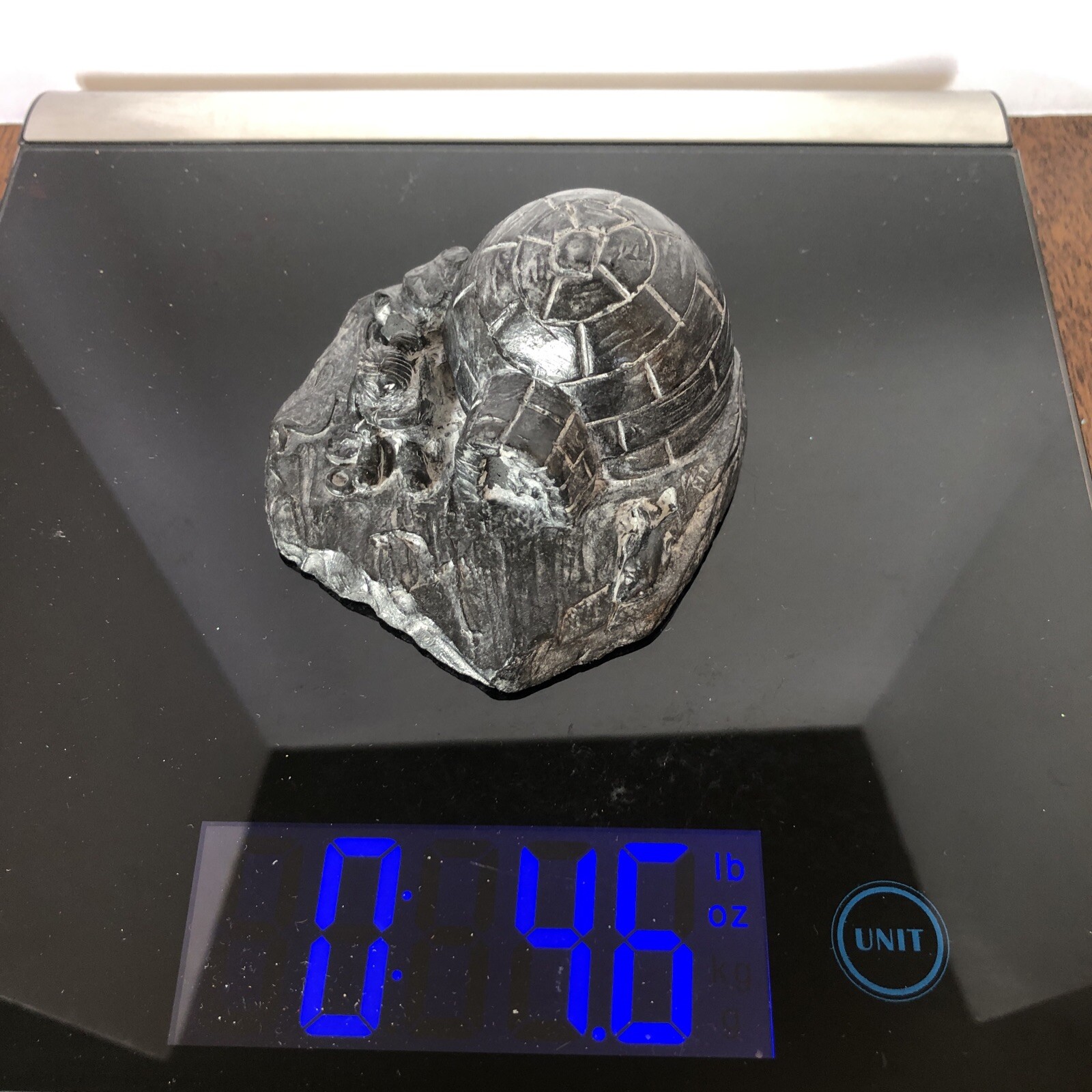 A Wolf Original Made in Canada Handmade Soapstone Sculpture Eskimo Igloos Canada