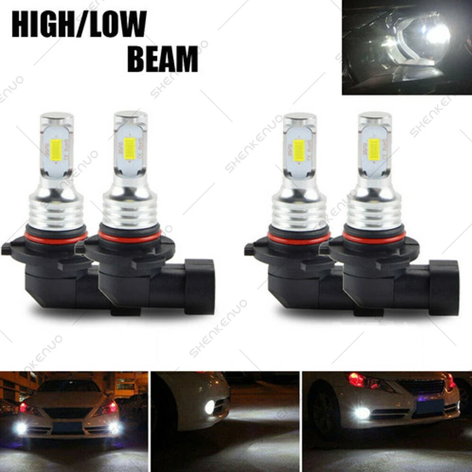 For Chevrolet Suburban 1500 2500 2001-2006 - 6x LED Headlights + Fog Light Bulbs - Image 2 of 4