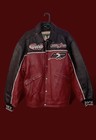 Avirex USA 1985 Daytona 200 Motorcycle Team Leather Varsity Jacket XL