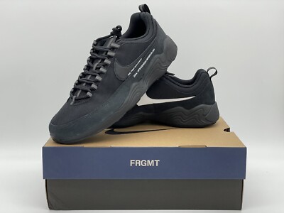 Nike Air Zoom Spiridon x Fragment Design 'Black' Men's Size 12.5 - NEW / IN BOX