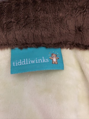 Tiddliwinks Elephant & Tree Green & Brown Plush Baby Boy or Girl Blanket NWOT - Picture 6 of 9