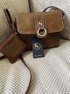 Ashwood Ash Purse Ashwood Leather Cross Body Bag And Coin