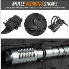 10Pcs Tactical Gear Clip Molle Web Dominator Outdoor Tools Backpack Attachment