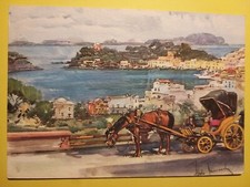 Ischia (Napoli). Il Porto - Acquerello di Aldo Raimondi.