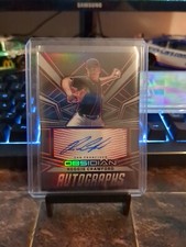 2023 Panini Chronicles Reggie Crawford RC Auto Red Etch Obsidian SSP Giants