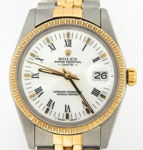 Rolex Date 15053 Mens Stainless Steel 