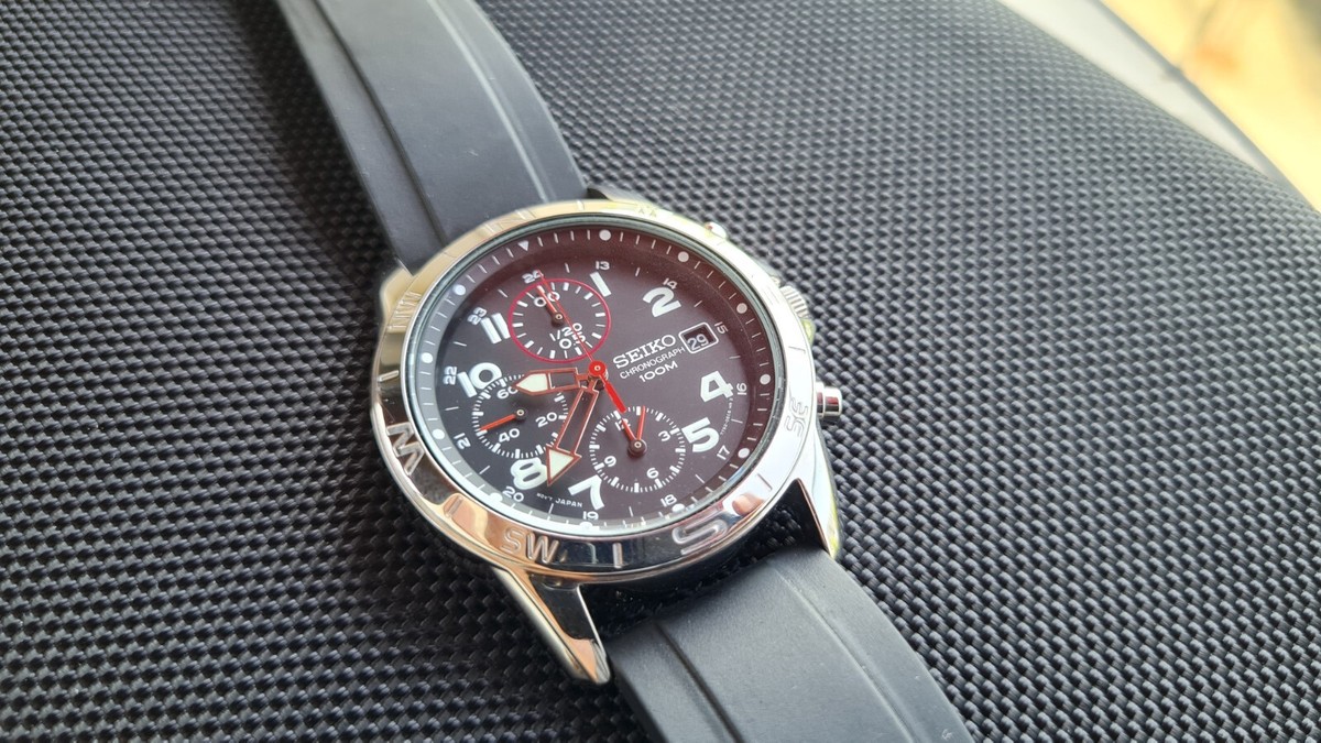 Seiko Chronograph 100m 7T92-0DX0 | eBay