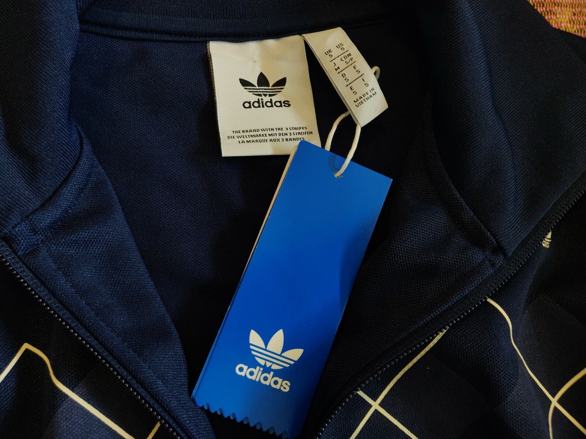 NEW adidas Originals Argyle Tennis 80s Track Jacket FM3336 NEW adidas Originals Argyle Tennis 80s Track Jacket FM3336