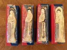 GC110 Handmade Natural Wooden Hair Comb Decoration Comb Fine Tooth Comb