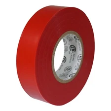TapesSupply 100 ROLLS RED ELECTRICAL TAPE 3/4" X 66 FT (FULL CASE)