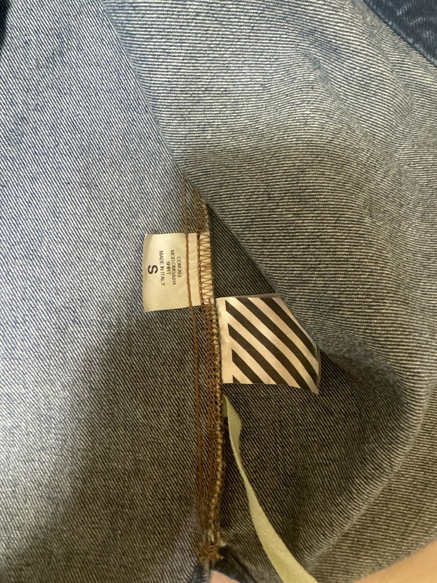 て*あ様 2013 Off-White MAIN LABEL ブラックデニムジャ Virgil Abloh Off White Denim Jacket “Main Label” 2013 | eBay