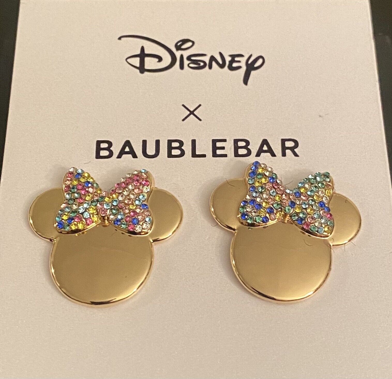 Minnie Mouse Disney Hula Earrings - Multi – Disney statement earrings –  BaubleBar