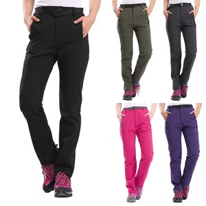 Thick Thermal Women Windproof Hiking Snow Ski Pants Trousers Cold Weather Warm