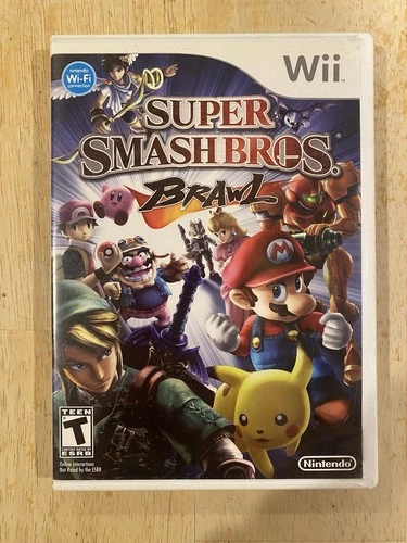 SUPER SMASH BROS. BRAWL NINTENDO WII CIB TESTED WORKING GOOD CONDITION