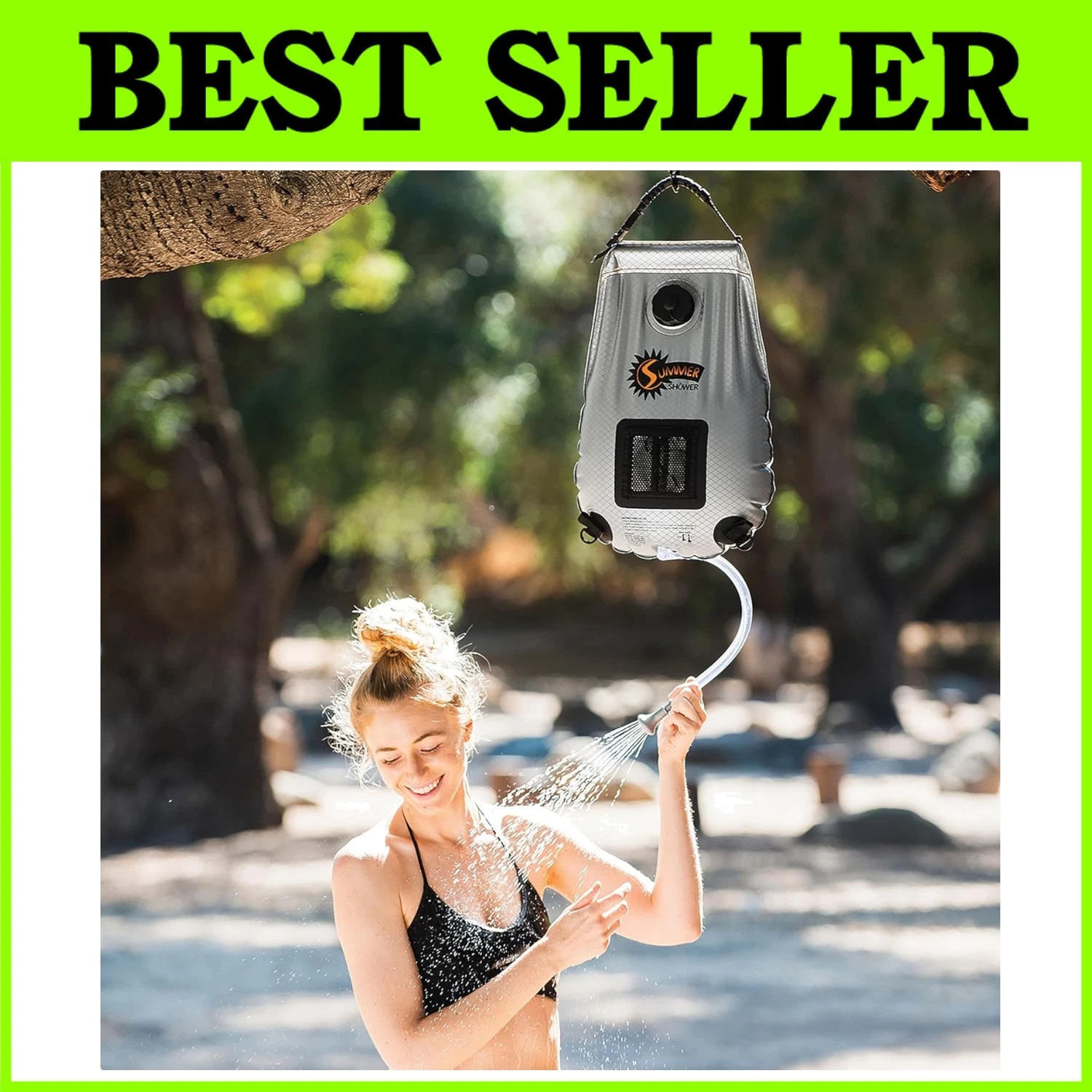 Camping Solar Shower - Rain Setting - Different Capacities
